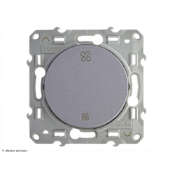 Interrupteur VMC Schneider Odace - Aluminium - SCHS530233