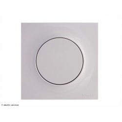 Interrupteur ou Va-et-vient Odace Complet Blanc - Avec griffes - OCB001G