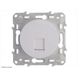 Prise RJ45 cat.6 STP Schneider Odace - Blanc - SCHS520476