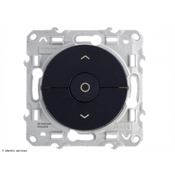 Interrupteur volet-roulant Schneider Odace - Anthracite - SCHS540208