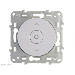 Interrupteur volet-roulant Schneider Odace - Blanc - SCHS520208