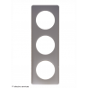 Plaque Céliane™ Poudre 3 postes Legrand | Plaque design Grès