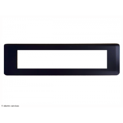 Plaque horizontale Mosaic Legrand 10 modules - Noir - LEG79010L