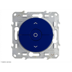 Interrupteur volet-roulant Schneider Odace - Cobalt - SCHS550208