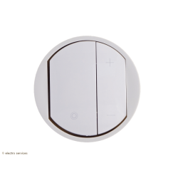 Enjoliveur pour variateurs Céliane - Blanc - LEG65083