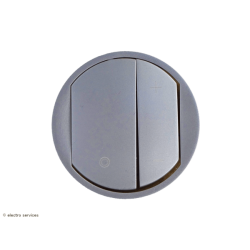 Enjoliveur pour variateurs Céliane - Titane - LEG65183