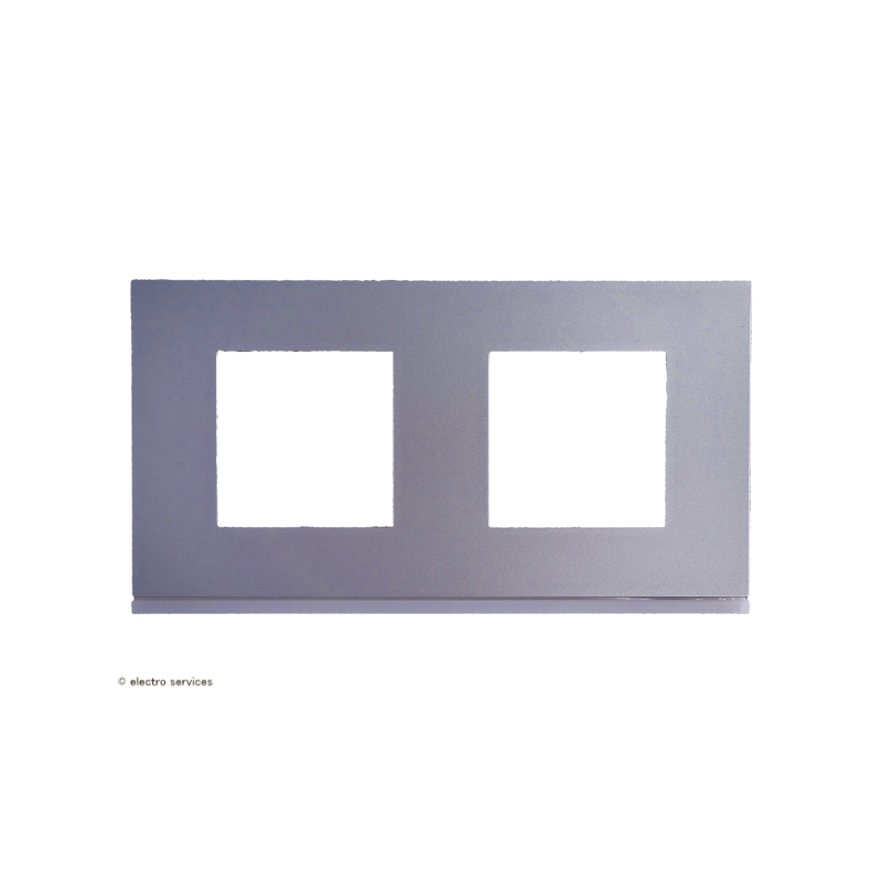 Plaque électrique Titane Hager Kallysta WK491 - Occasion, Prix Pour 1 Plaque Prise Au Hasard