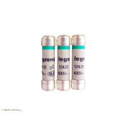 Cartouche Legrand 8.5x31.5mm avec voyant 20A - 3 pièces - 012420-3
