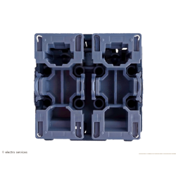 Interrupteur volet roulant inverseur 2 modules WXF300 Hager Gallery – commande facile