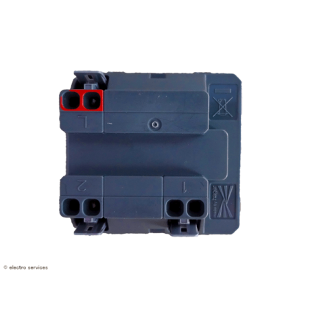 Interrupteur volet roulant inverseur 2 modules WXF300 Hager Gallery – commande facile-arriere