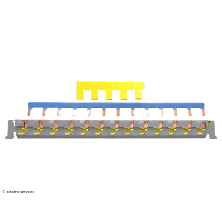 Barre de pontage sans vis 13 modules Hager KBS763