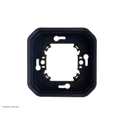 Support plaque Plexo 1 poste - Anthracite - LEG69606L