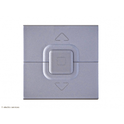 Interrupteur de volets roulants Mosaic Legrand - Aluminium - LEG79226