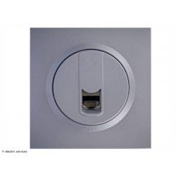 Prise RJ45 Catégorie 6 FTP Dooxie complet Alu - Avec griffes - DCA006G