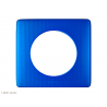 Plaque Céliane™ Métal 1 poste Legrand | Finition design Bleu Snake