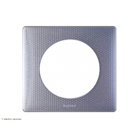 Plaque Céliane™ Métal 1 poste Legrand | Finition design Alu Snake