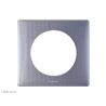 Plaque Céliane™ Métal 1 poste Legrand | Finition design Alu Snake