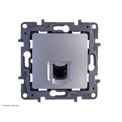 Prise RJ45 cat.6 FTP Legrand Niloe - Argent  - LEG96681