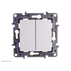 Double Va-Et-Vient Legrand Niloé - Blanc - LEG664702