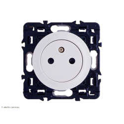 Prise de courant 2P+T Surface Céliane Legrand - Blanc - LEG99703