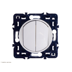 Double interrupteur ou Va-et-vient Céliane - Blanc - LEG99721