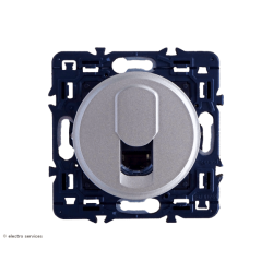 Prise RJ45 cat.6 FTP Céliane Legrand - Titane - LEG99761