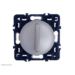 Interrupteur ou Va-et-vient Doigt Etroit Céliane  Legrand - Titane - LEG99778