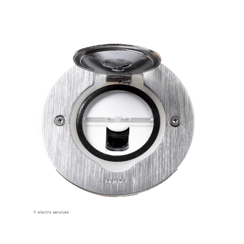 Doigt Enjoliveur De Prise RJ45 Legrand Sagane Alumide - Réf. 87770 - Neuf