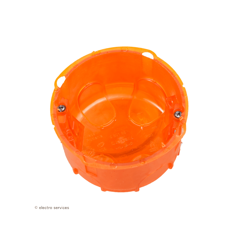 Boîte D'encastrement Double Legrand Batibox 67mm - 142x50mm, Orange, Modèle 080122