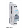Disjoncteur 2A 1P+N courbe C 4.5–6kA Hager MJT702 1 module