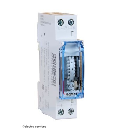 Inter horaire analogique journalier 230V Legrand 412780 – Programmateur 24h