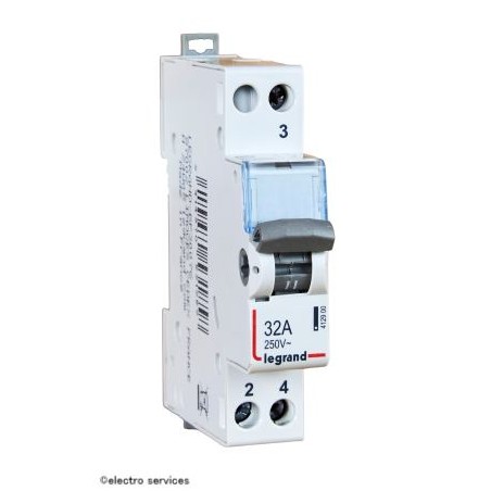 Interrupteur inverseur modulaire Legrand 412900 – 250V 1 module