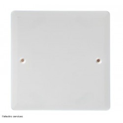 Couvercle universel carré 100x100mm pour boite D80mm Batibox Legrand