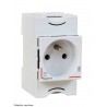 Prise modulaire 2P+T 16A Legrand – prise rail DIN tableau électrique