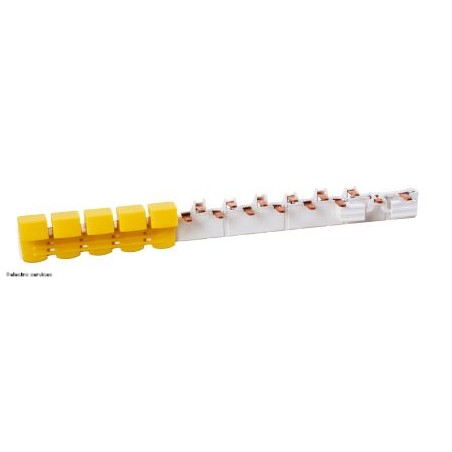Peigne 1P+N 63A 13 modules Schneider Resi9 R9PXH213 cache dents