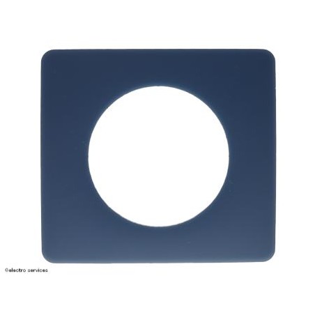 Plaque de finition Déco Céliane 1 poste Legrand Bleu orage CP0901