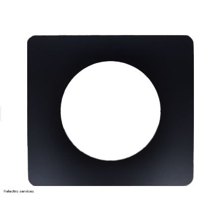 Plaque de finition Déco Céliane 1 poste Legrand Noir Mat CP0101