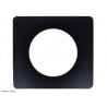 Plaque de finition Déco Céliane 1 poste Legrand Noir Mat CP0101