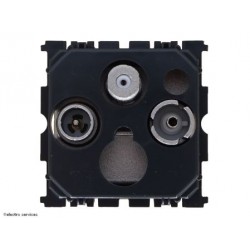 Prise télévision sorties multiples TV-R-SAT DAB+ Céliane Legrand