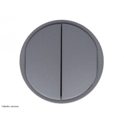 CT0001 Enjoliveur double Céliane™ Legrand titanium