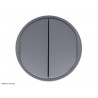 CT0001 Enjoliveur double Céliane™ Legrand titanium