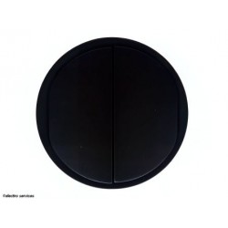 CN0001 Enjoliveur double Céliane™ Legrand noir