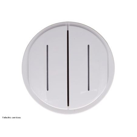 CB2007 Enjoliveur double témoin Céliane™ Legrand blanc