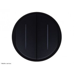 CN2007 Enjoliveur double témoin Céliane™ Legrand noir