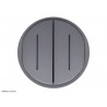 CT2007 Enjoliveur double témoin Céliane™ Legrand titanium