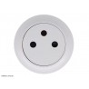 Enjoliveur prise 2P+T Surface Céliane Legrand blanc CB0111