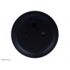 Enjoliveur prise 2P+T Surface Céliane Legrand noir CN0111