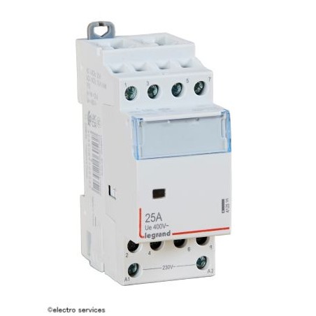 Contacteur de puissance 4P 25A Legrand 412535 – bobine 230V 400V