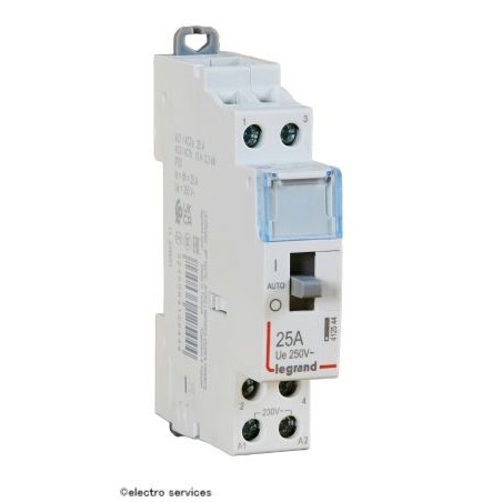 Contacteur de puissance CX3 2P 25A Legrand 412544 – bobine 230V