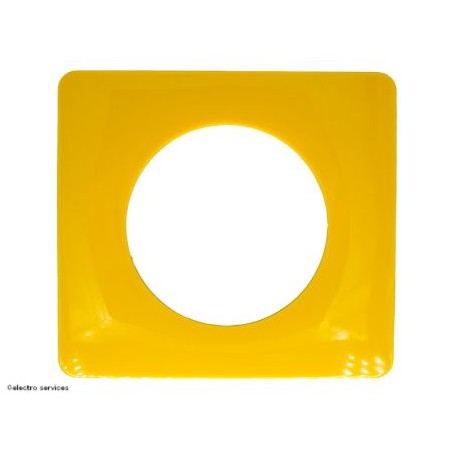 Plaque de finition Déco Céliane 1 poste Legrand Jaune Saffran CP0401